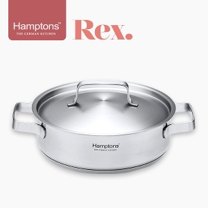 [햄튼 Hamptons] 렉스 인덕션 겸용 3중바닥 스텐레스 전골냄비 20cm (HREX-20C)