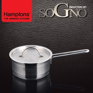 [햄튼(Hamptons)] 소노(SOGNO) 인덕션 겸용 풀 스텐레스 3중바닥 편수냄비 16cm (HTS-16S)